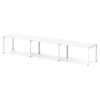 Evolve Plus Single Row Bench Desk - 3 Person