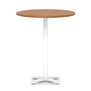 Italia Round Poseur Table With Cross Base