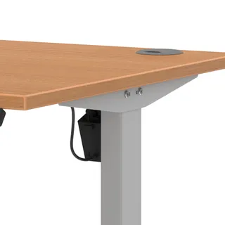 Air Lite Height Adjustable Desk With Cable Ports
