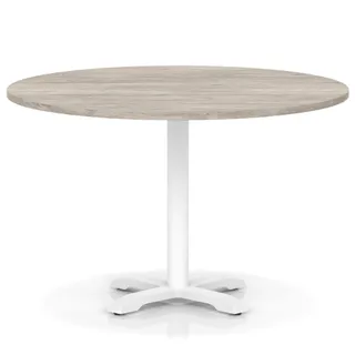 Italia Round Poseur Table With Cross Base
