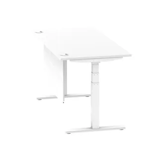 Air Height Adjustable Desk With Cable Ports