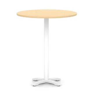 Italia Round Poseur Table With Cross Base