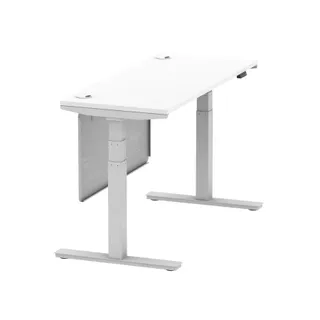 Air Height Adjustable Slimline Desk With Cable Ports