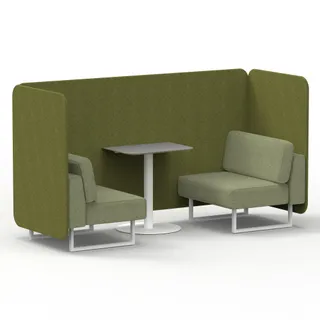 Brixworth Bench Booth in Two Tone
