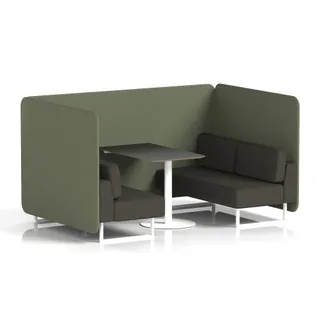 Brixworth Bench Booth in Two Tone