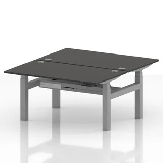 Air Back-to-Back Height Adjustable Bench Desk - 2 Person