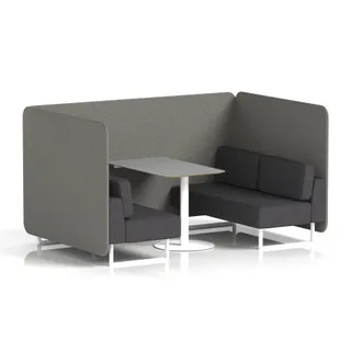 Brixworth Bench Booth in Two Tone