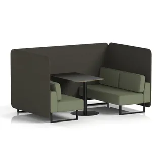 Brixworth Bench Booth in Two Tone