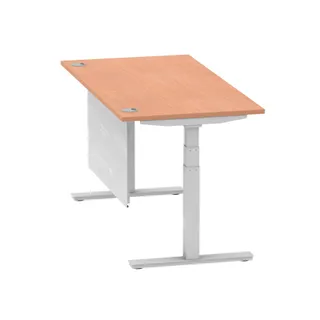 Air Height Adjustable Desk With Cable Ports