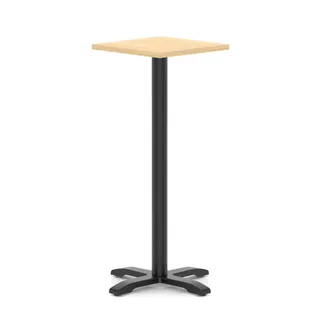 Italia Square Poseur Table With Cross Base