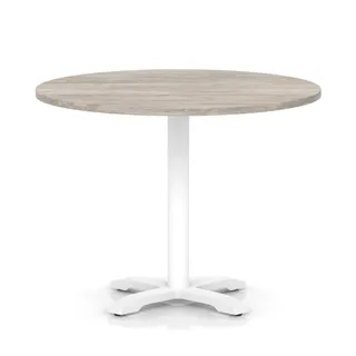 Italia Round Poseur Table With Cross Base