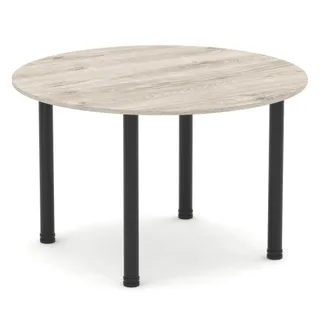 Impulse Round Table With Post Leg