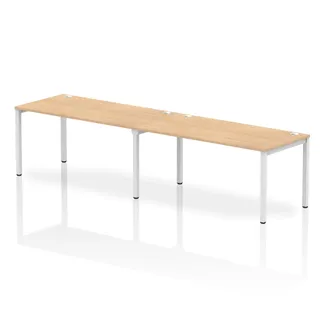 Impulse Single Row Bench Desk - 2 Person