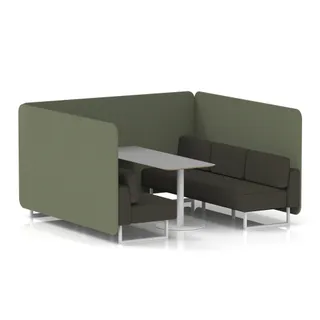 Brixworth Bench Booth in Two Tone