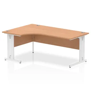 Impulse Crescent Desk Cable Managed Leg