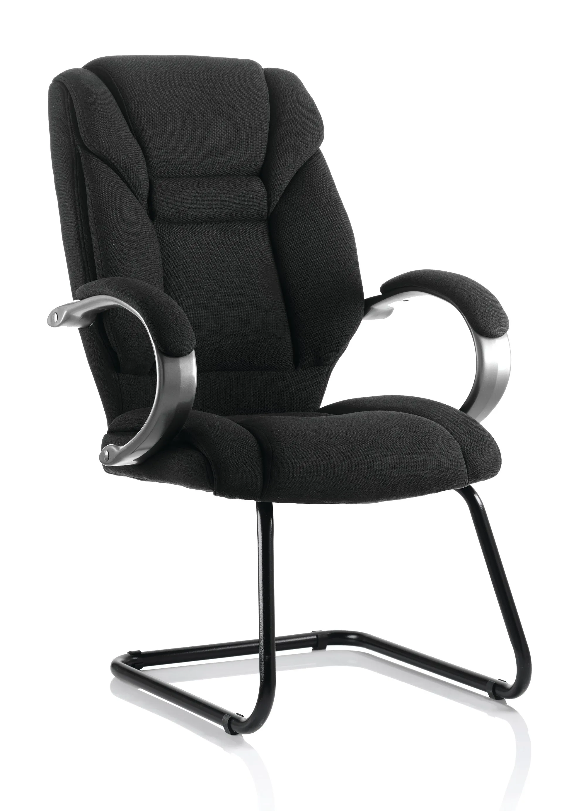 Galloway High Back Cantilever Visitor Chair with Arms