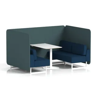 Brixworth Bench Booth in Two Tone