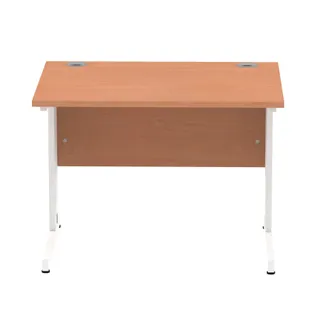 Impulse Straight Desk Cable Managed Leg