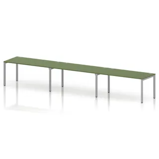 Impulse Single Row Bench Desk - 3 Person