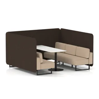 Brixworth Bench Booth in Two Tone