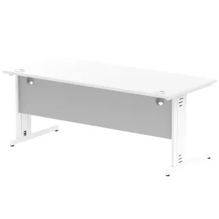 Impulse Straight Desk Cable Managed Leg