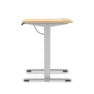 Air Lite Height Adjustable Slimline Desk With Cable Ports