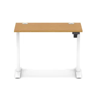 Air Lite Height Adjustable Slimline Desk With Cable Ports