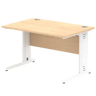Impulse Straight Desk Cable Managed Leg