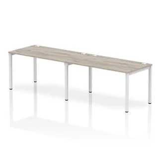 Impulse Single Row Bench Desk - 2 Person