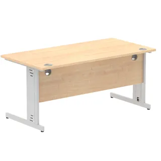 Impulse Straight Desk Cable Managed Leg