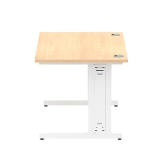 Impulse Straight Desk Cable Managed Leg