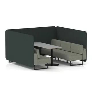 Brixworth Bench Booth in Two Tone