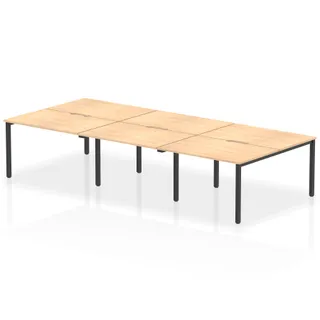 Evolve Plus B2B Bench Desk - 6 Person