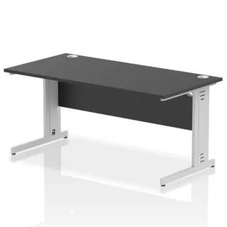 Impulse Straight Desk Cable Managed Leg