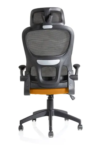 Iris Task Operator Mesh Back Fabric Seat With Headrest