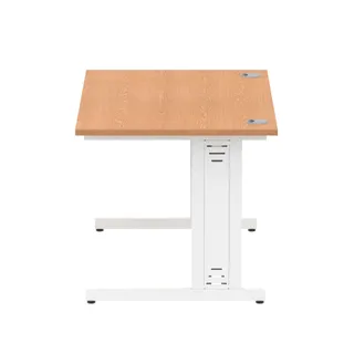 Impulse Straight Desk Cable Managed Leg