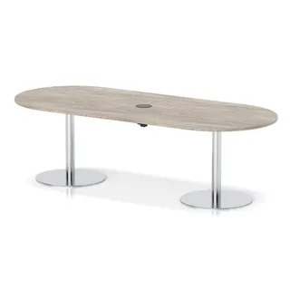 Italia Volta Poseur Boardroom Table With Pop-up Power Module