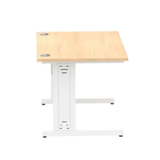 Impulse Straight Desk Cable Managed Leg