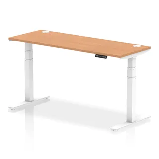 EE - Air Height Adjustable Slimline Desk With Cable Ports