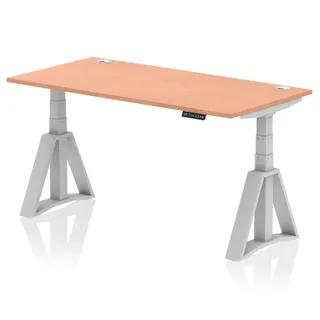 Air Height Adjustable Desk With Cable Ports