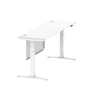 Air Height Adjustable Slimline Desk With Cable Ports