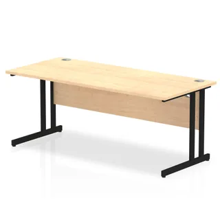 Impulse Straight Desk Cantilever Leg