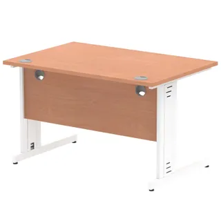 Impulse Straight Desk Cable Managed Leg