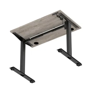 Air Lite Height Adjustable Slimline Desk With Cable Ports