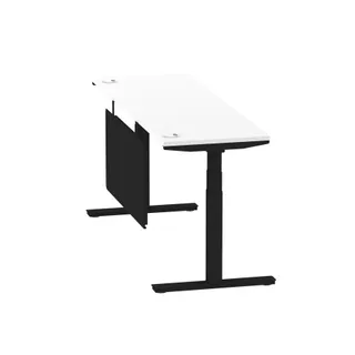 Air Height Adjustable Slimline Desk With Cable Ports