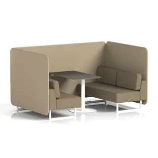 Brixworth Bench Booth in Two Tone