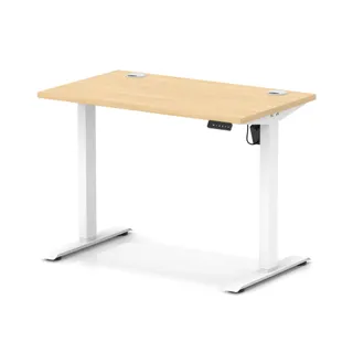 OE - Air Lite Height Adjustable Slimline Desk With Cable Ports