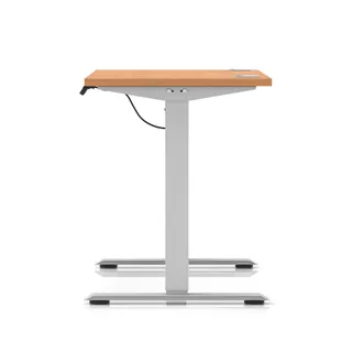 Air Lite Height Adjustable Slimline Desk With Cable Ports