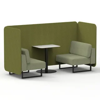 Brixworth Bench Booth in Two Tone