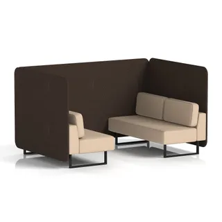 Brixworth Bench Booth in Two Tone